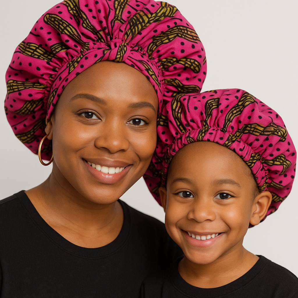 Satin-lined Hair Bonnets